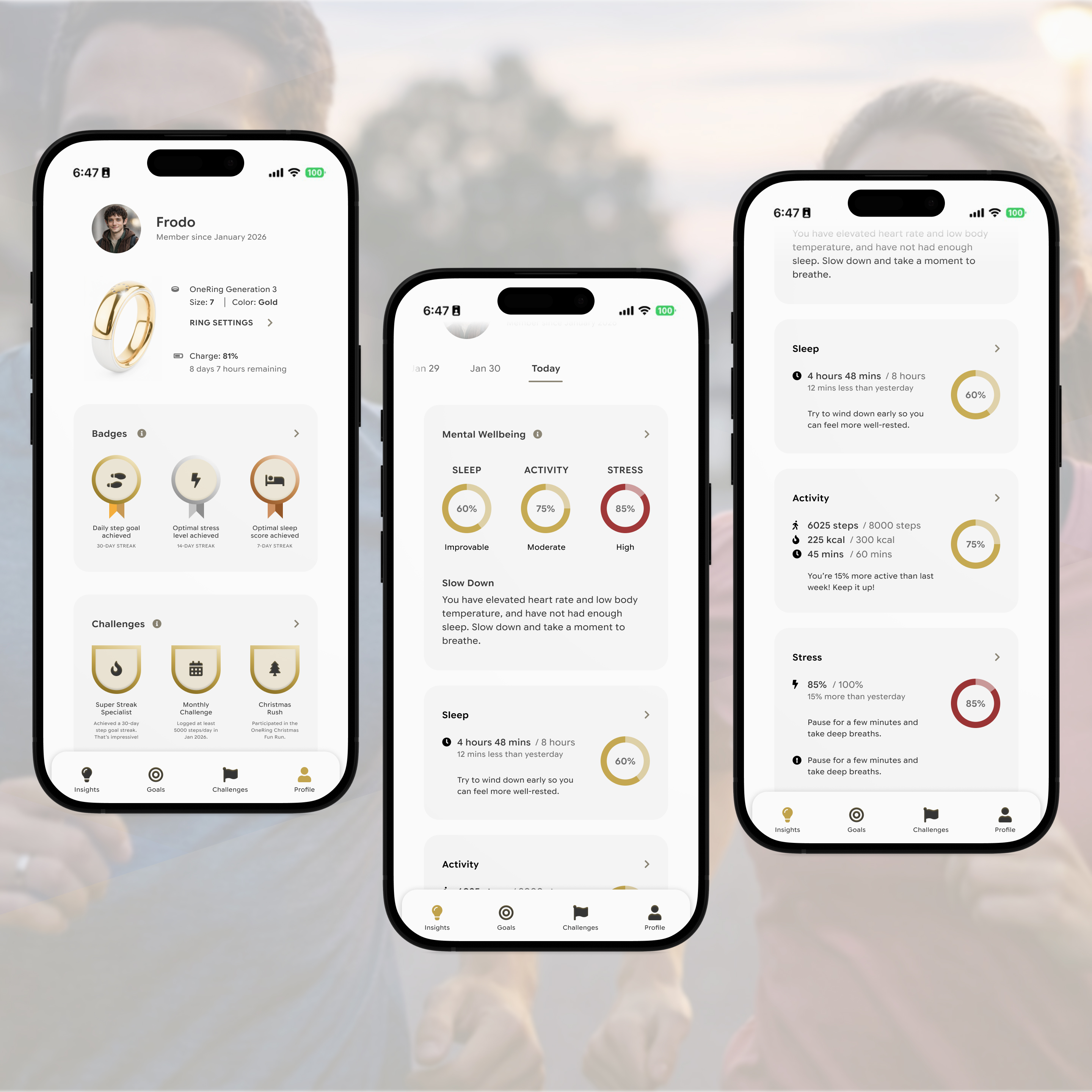 100 Days of UI Challenge - User Profile header
